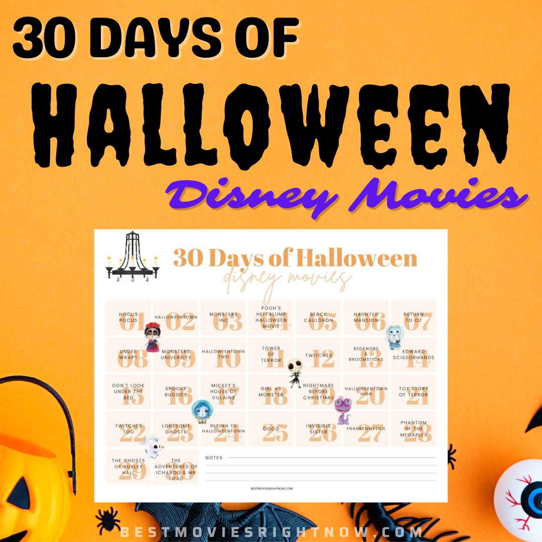 30 Days of Disney Halloween Movies - What to Watch Guide